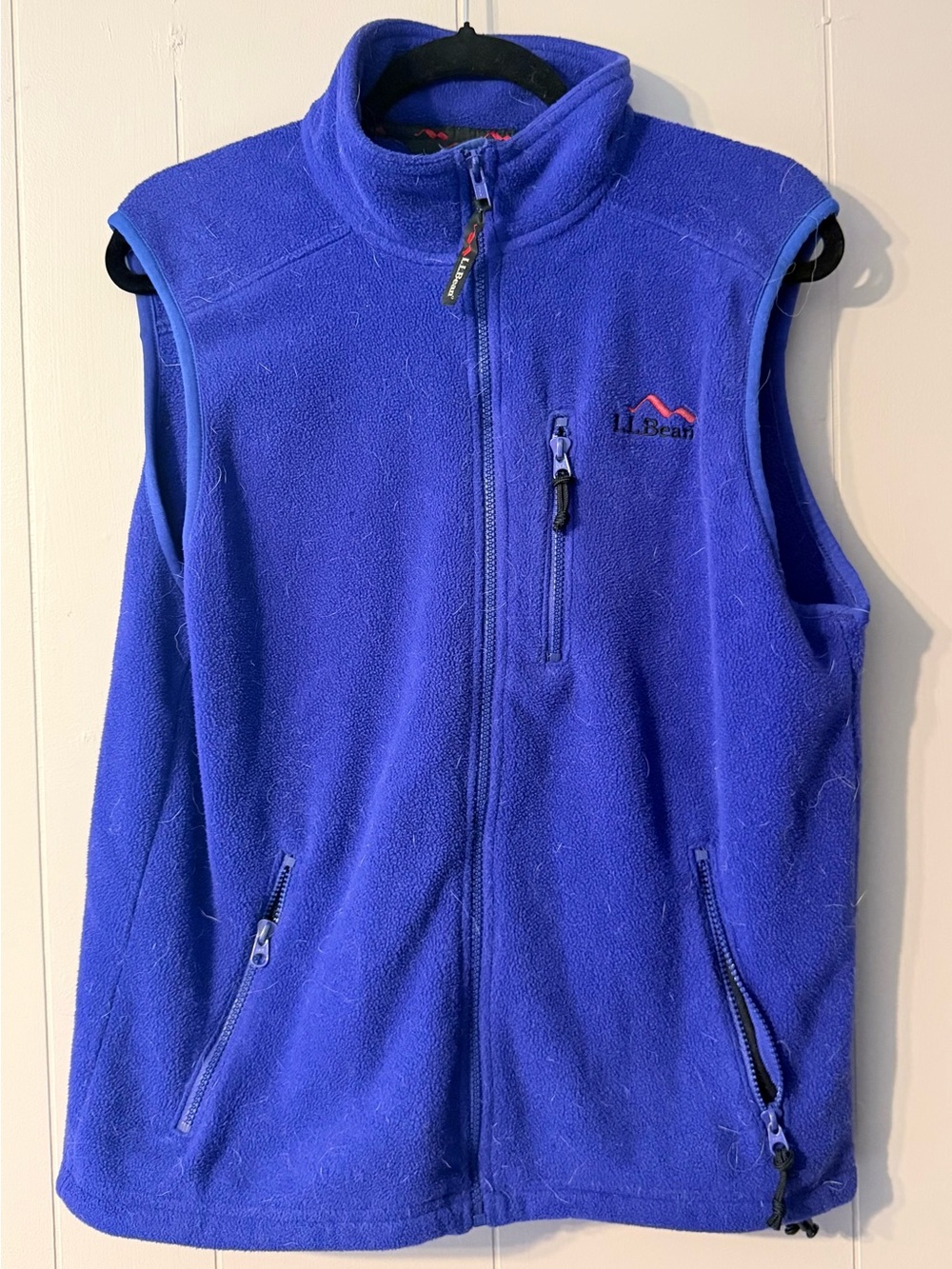 Vintage L.L.Bean Outdoors Fleece Vest Made in USA Men’s Small Blue Full Zip